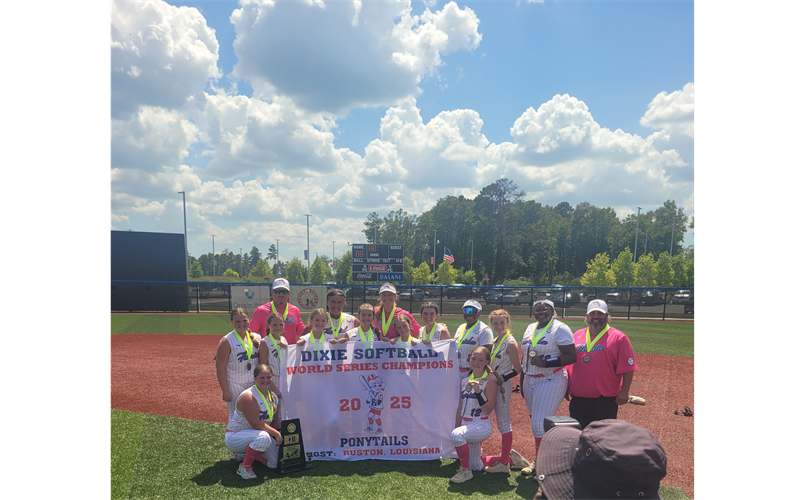 2025 World Series Champions Ponytails