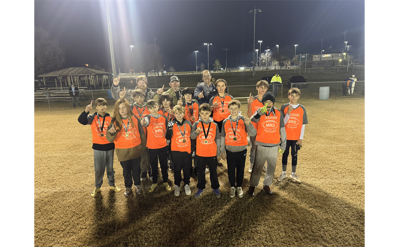 2025 Junior Flag Champions Dolphins